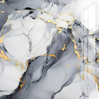 Marble Luxe Ash Blue Wallpaper WL003