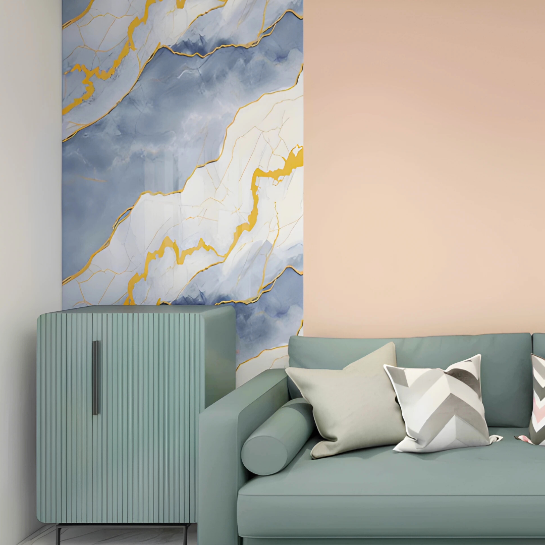 Marble Gold Lining Wallpaper GD09