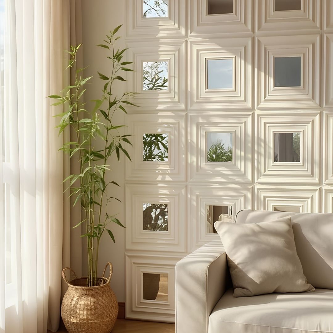 PVC Acrylic Wall Panel Silver Mirror