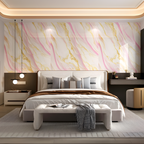Marble Pink Gold Wallpaper WL015