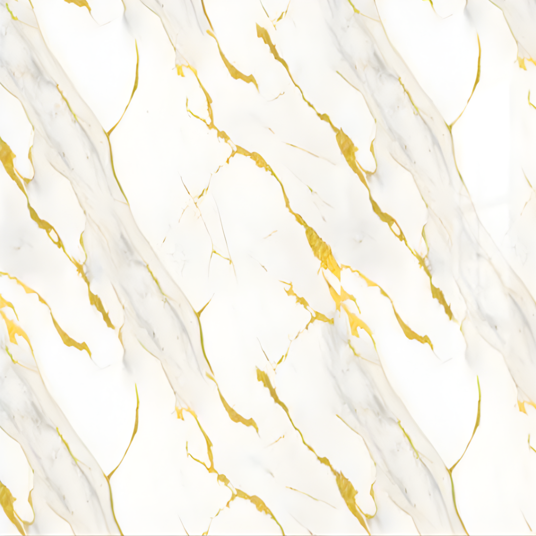 Marble White Gold Wallpaper WL011