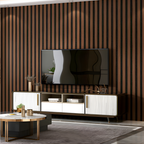 Wood 3D Fluted Foam Stripe