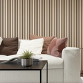 Oak 3D Fluted Foam Stripe