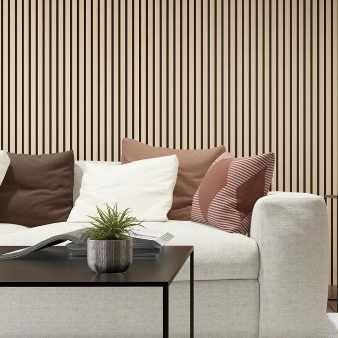 Oak 3D Fluted Foam Stripe
