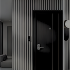 Grey 3D Fluted Foam Stripe