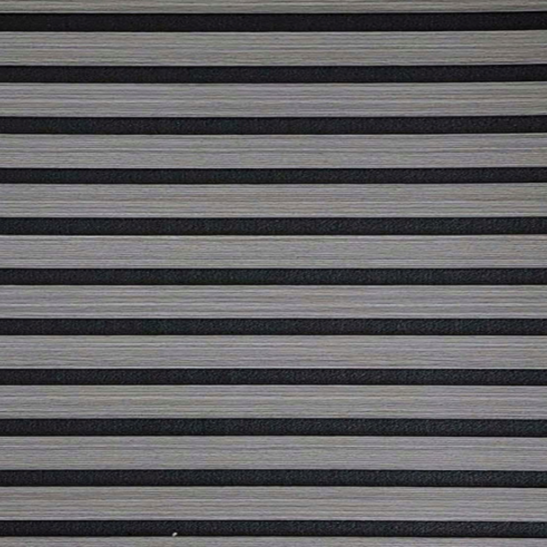 Grey 3D Fluted Foam Stripe