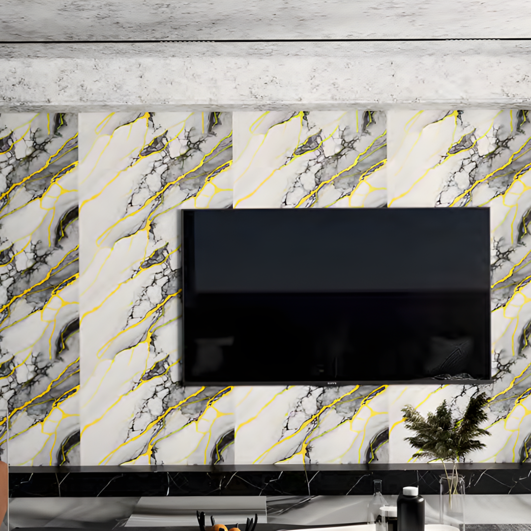 Marble Gold Lining Wallpaper GD12